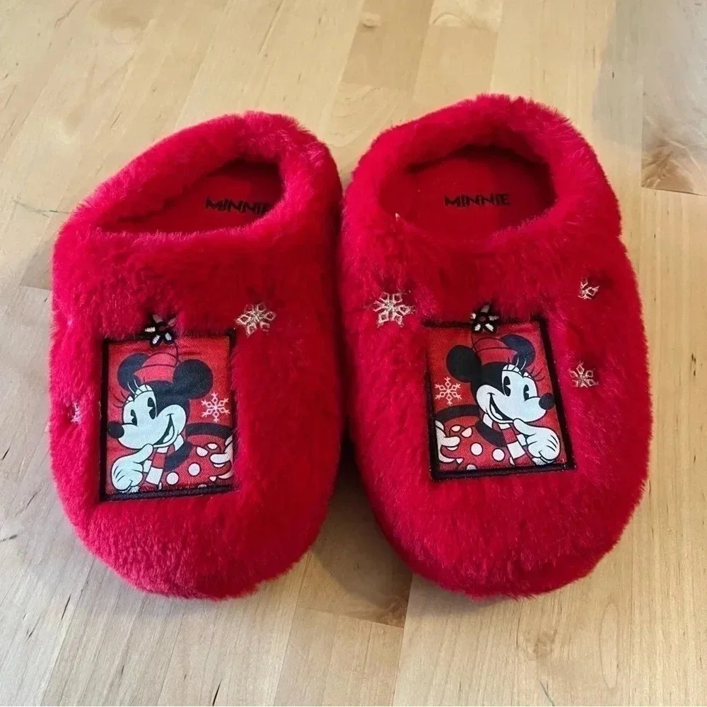 Disney's Slippers 13-1 Minnie Mouse Clog Red